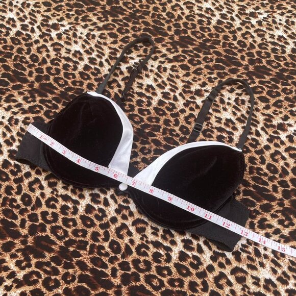 b&w black tie maiden demi bra - Picture 4 of 5